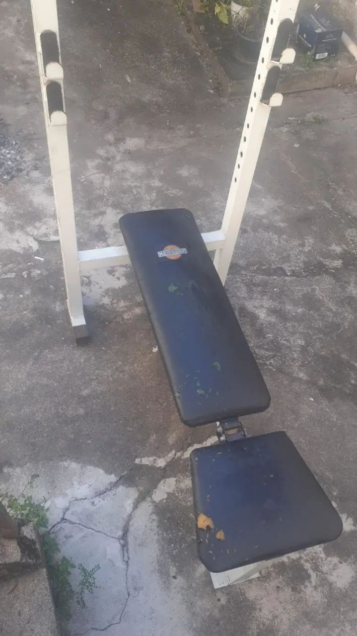  Kit Musculação Completo com Barras e Anilhas - Foto 3