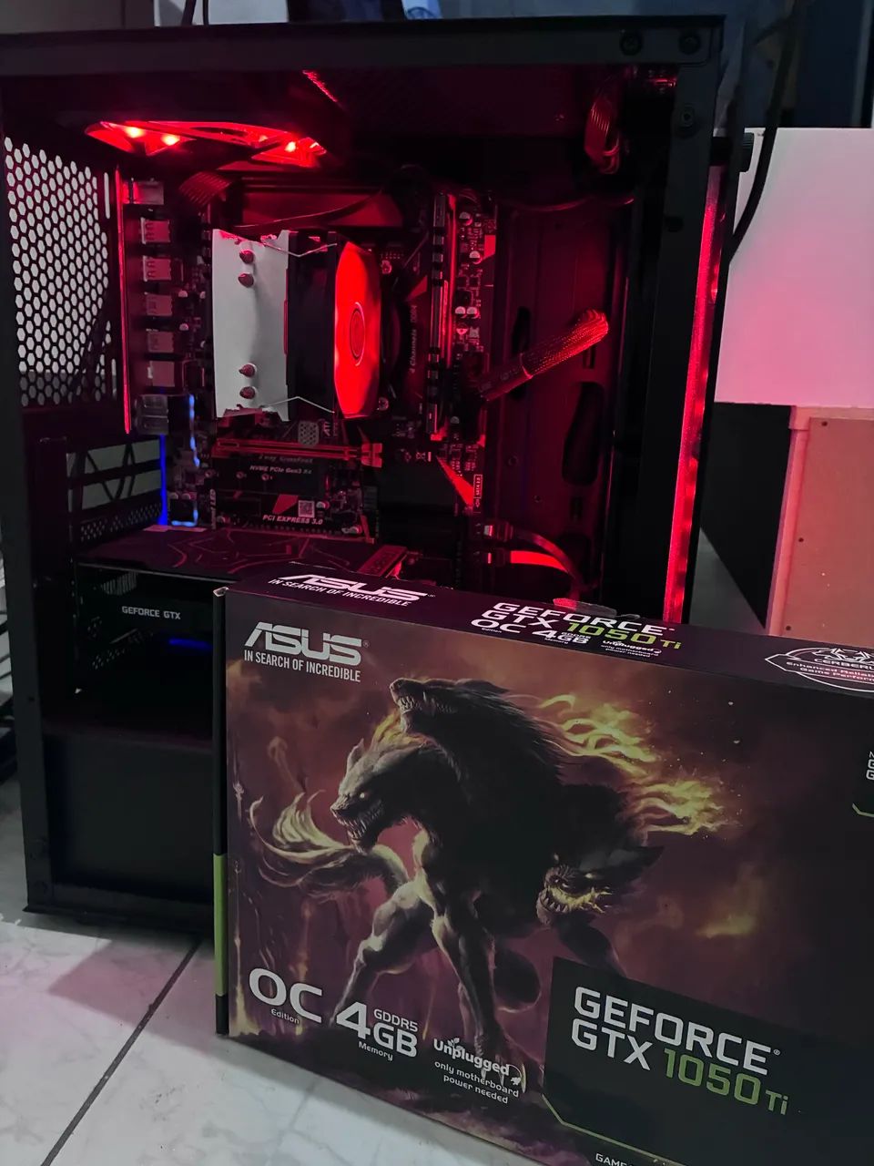 GEFORCE GTX 1050Ti - ASUS Cerberus 4GB com caixa  - Foto 2