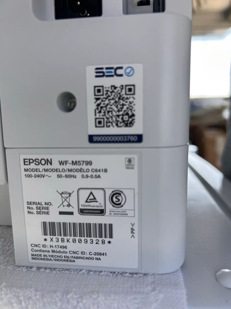 Impressora Multifuncional Epson WorkForce Pro WF-M5799 Monocromática - Foto 4