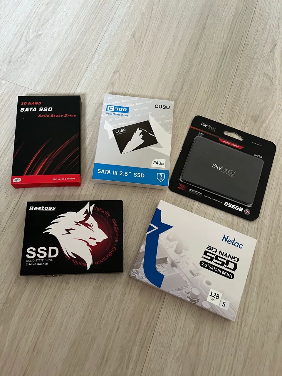SSD de diversos tamanhos e marcas!