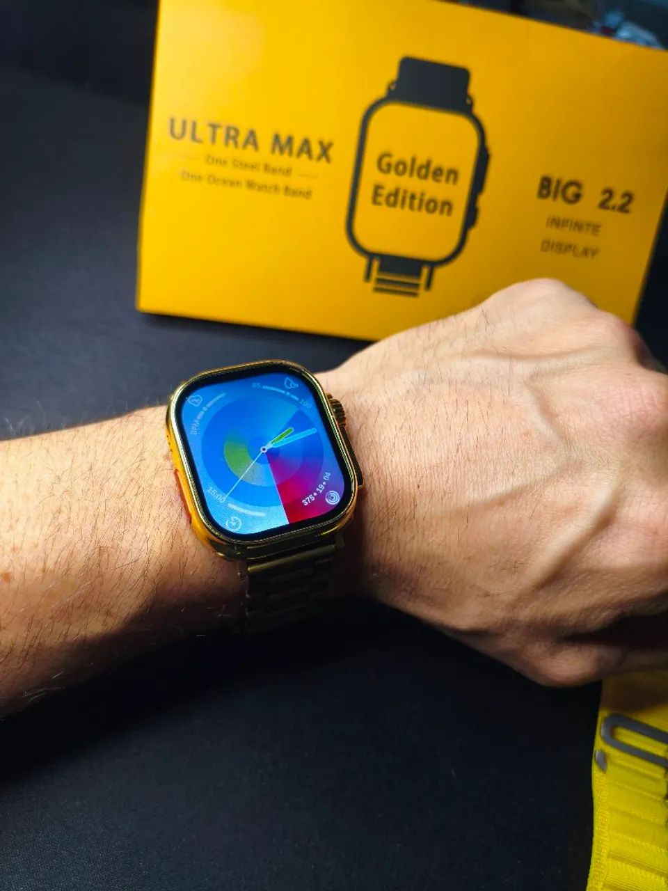 Smartwatch Ultra Gold 49mm - Foto 4