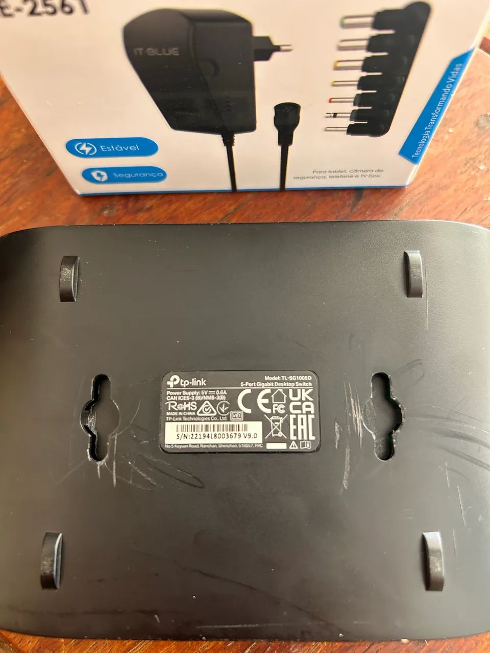 Roteador tp-link TL-SG1005D Completo - Foto 2