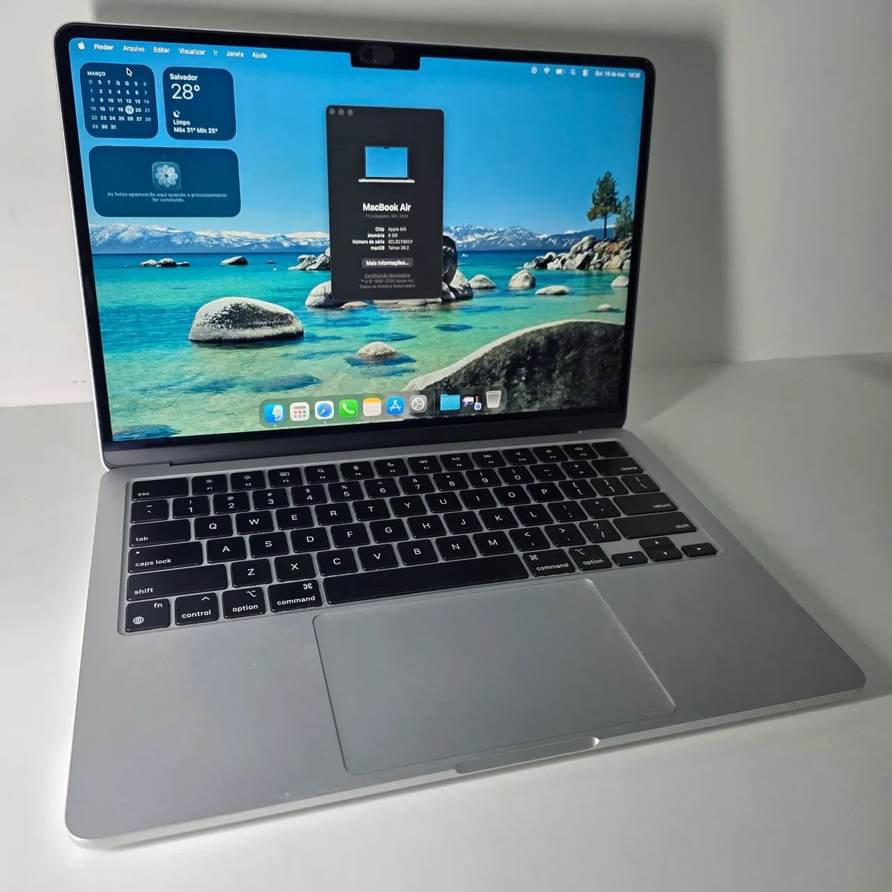 MacBook Air M3 256GB SSD 美品！！ Apple MacBook Air M3 256GB SSD 16GB RAM Tela Retina 15.3