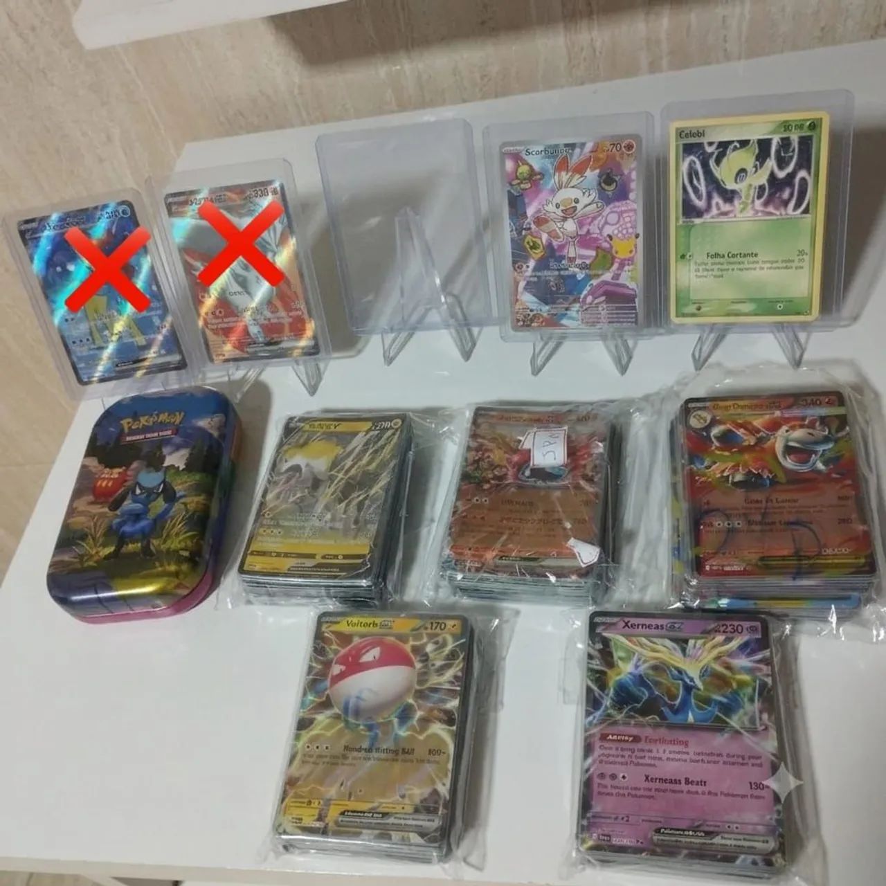 Lote de Cartas Pokémom 