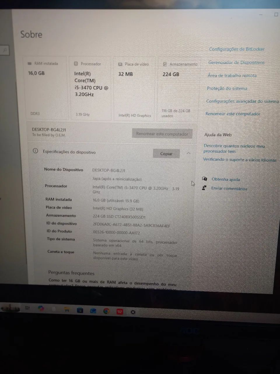Vendo Pc completo com mesa e cadeira - R$ 2.000 - Foto 5