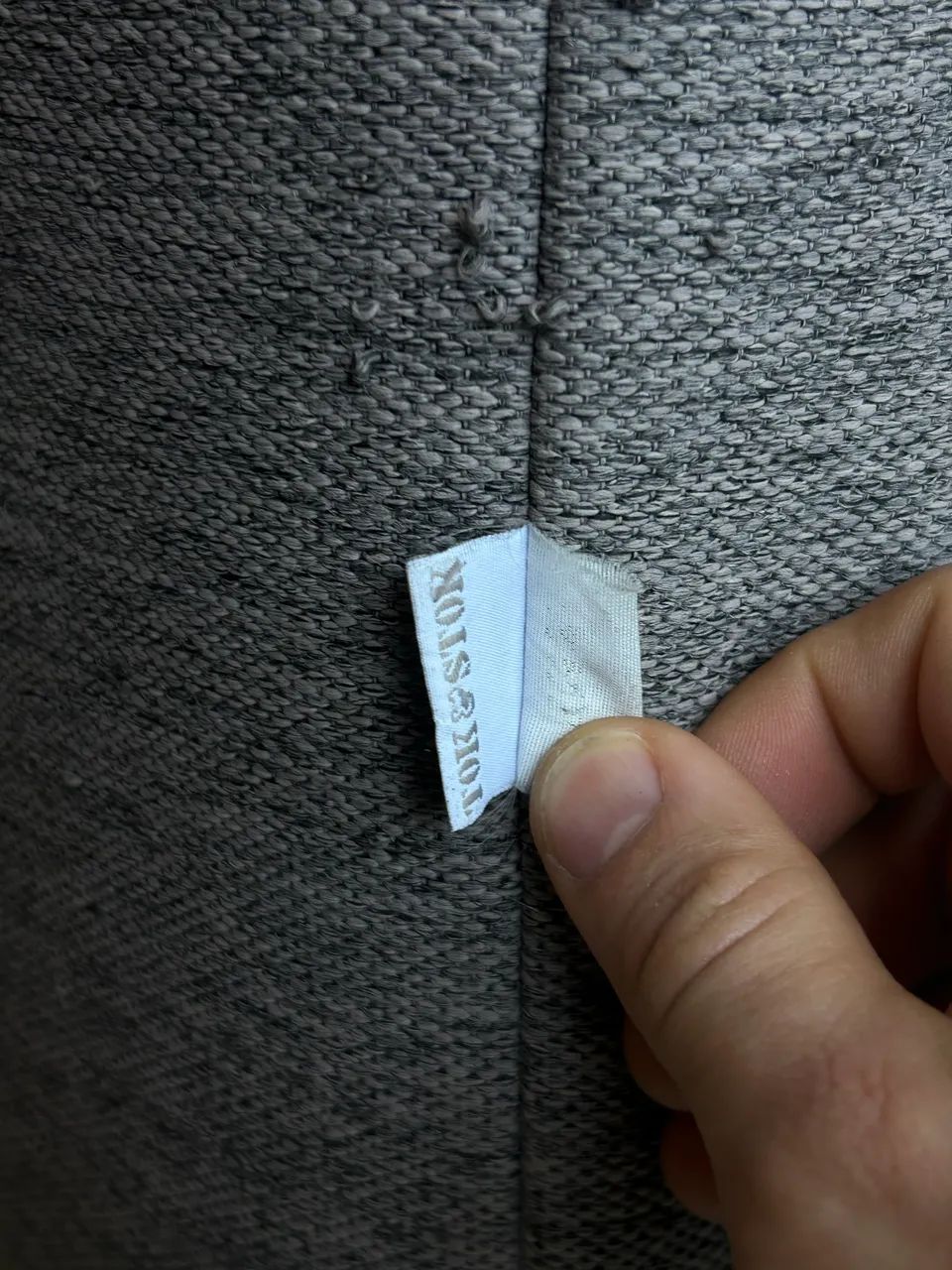 Sofá Tok&Stok Cinza Escuro Modulado (2 Módulos) - Foto 3