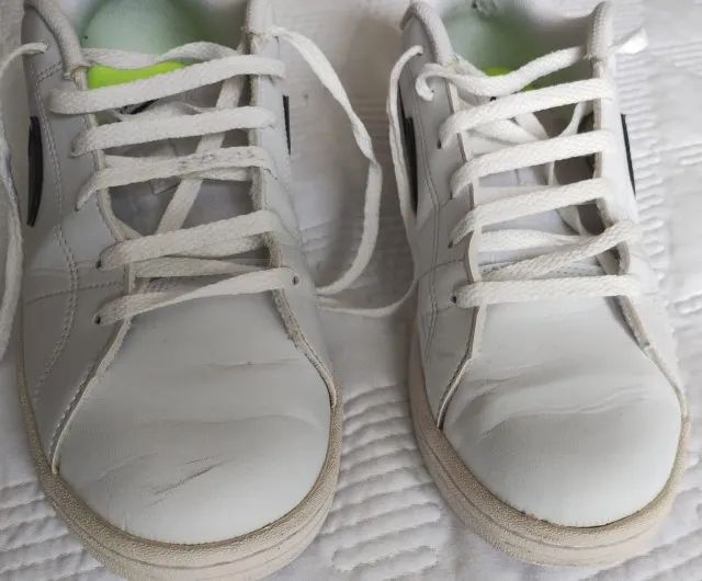 Tenis Nike branco de couro