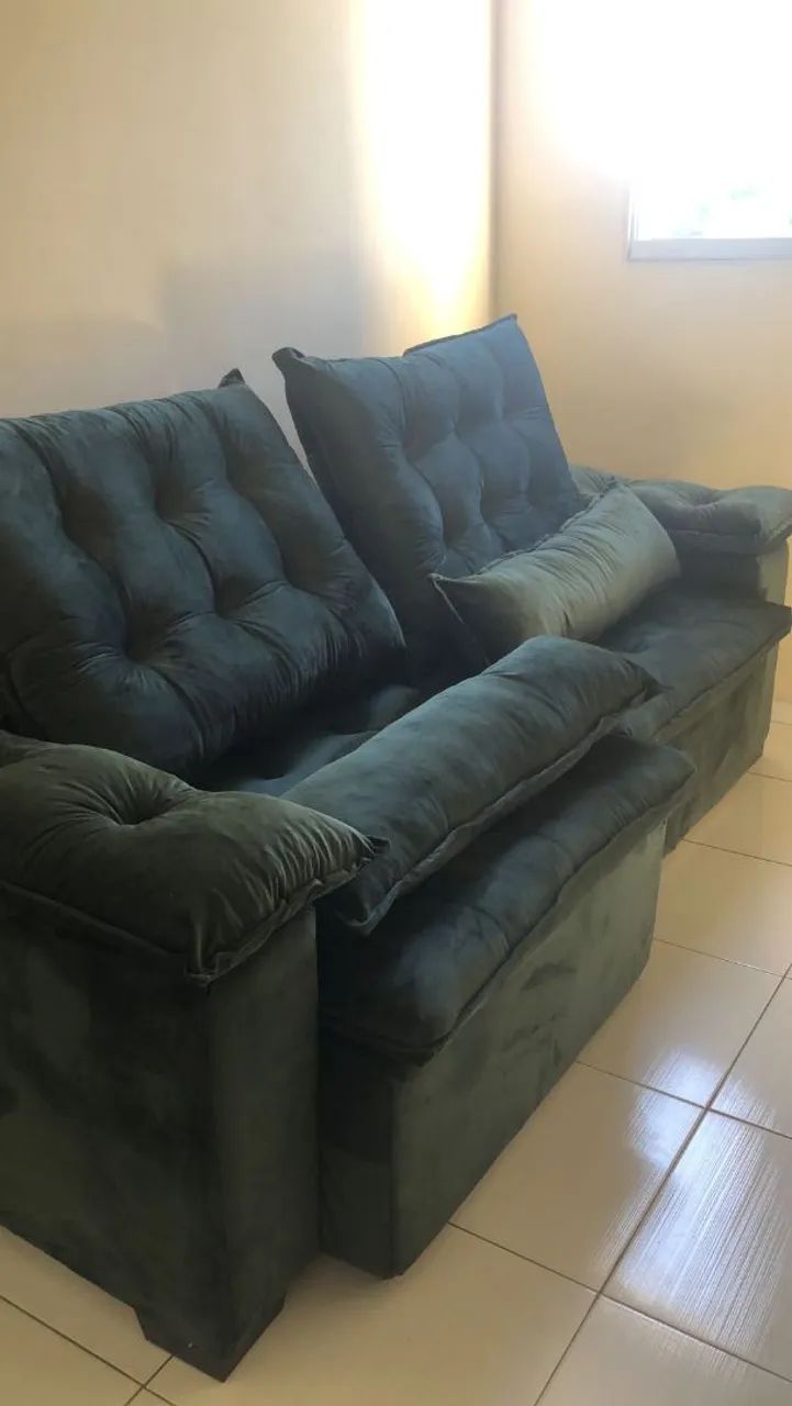 Sofá moderno 4 lugares 