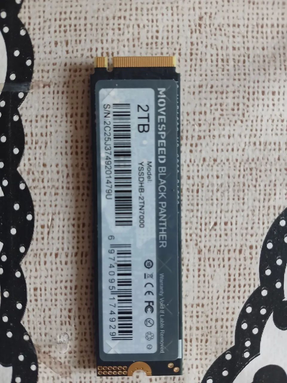 SSD NVME M.2 2TB MOVESPEED 7450MB/s - Foto 2