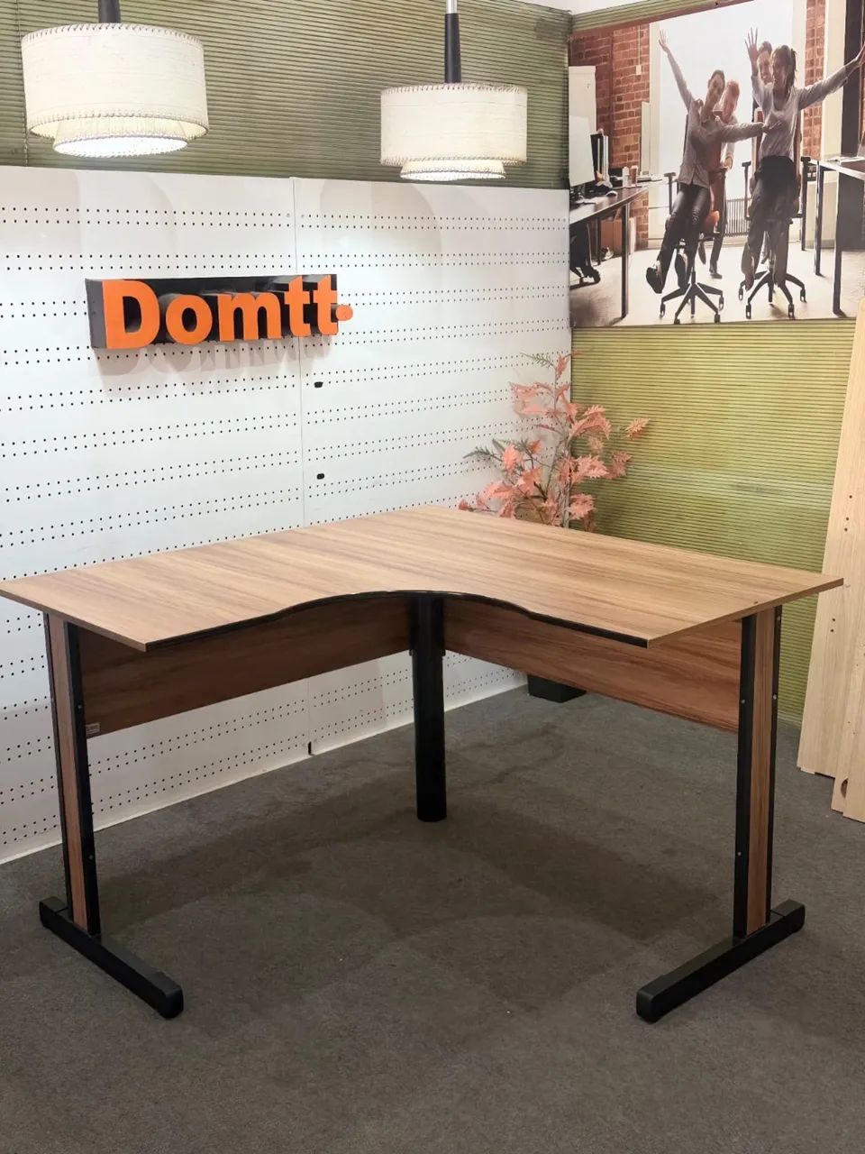 Mesa em L perfil 1.20x1.20
