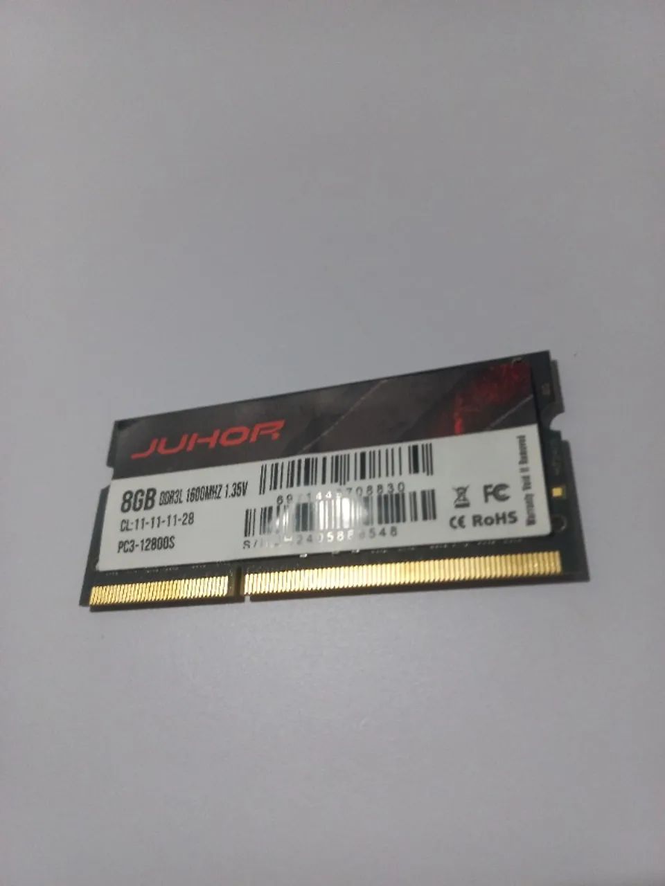 Memória RAM 8GB DDR3L 1600MHz Notebook Testada