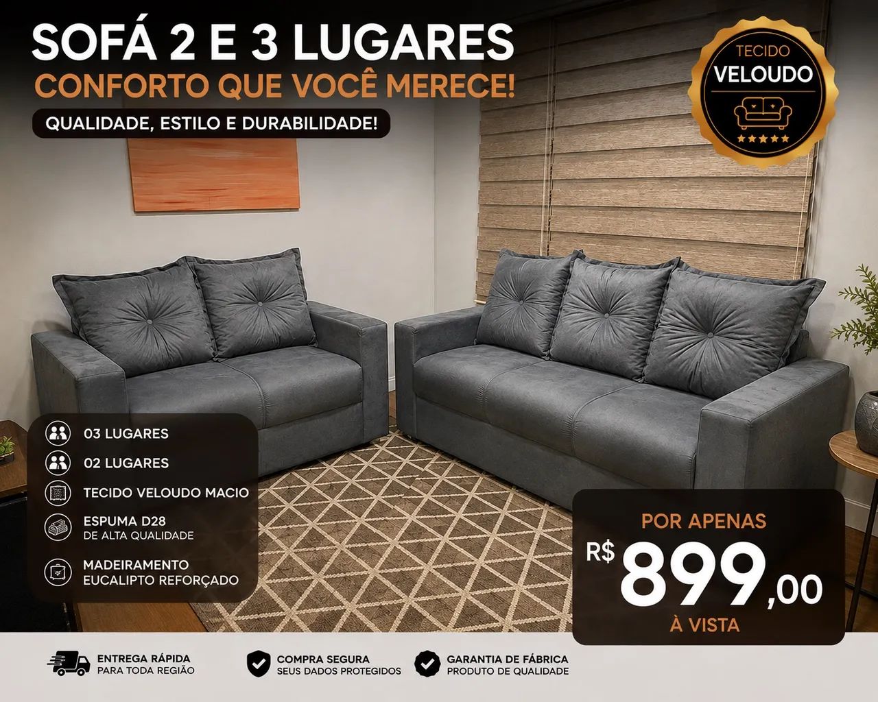 Sofá novo 