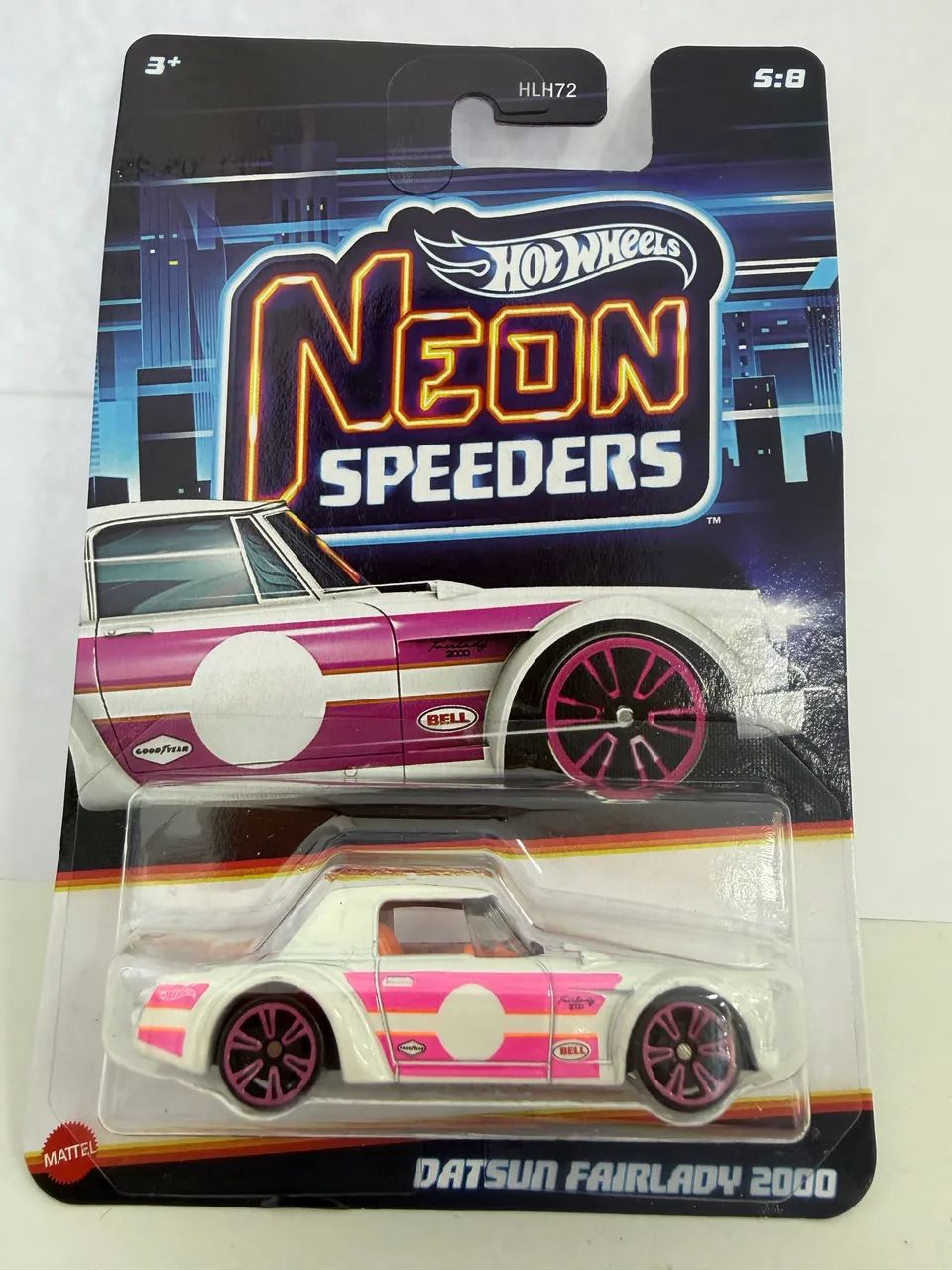 Hot Wheels Silver Series Neon Speeders Datsun Fairlady 2000