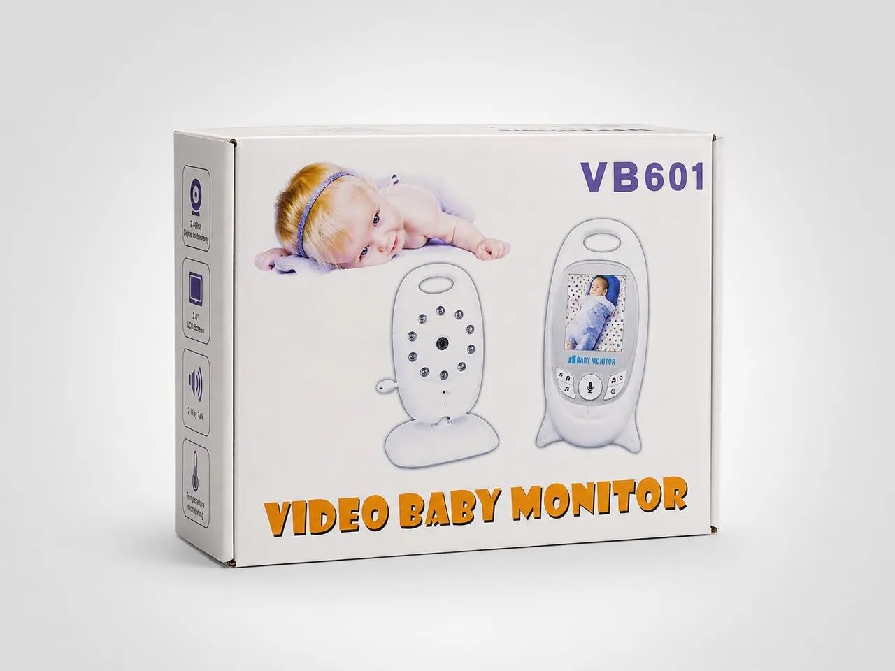 Monitor para Bebê VB601 com Visão Noturna e Tela LCD - Foto 2