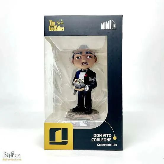 Estátua Don Corleone - O Poderoso Chefão - MiniCo - Iron Studios