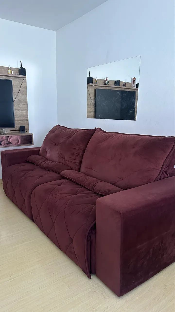 Sofá retrátil e reclinável 2.50 m