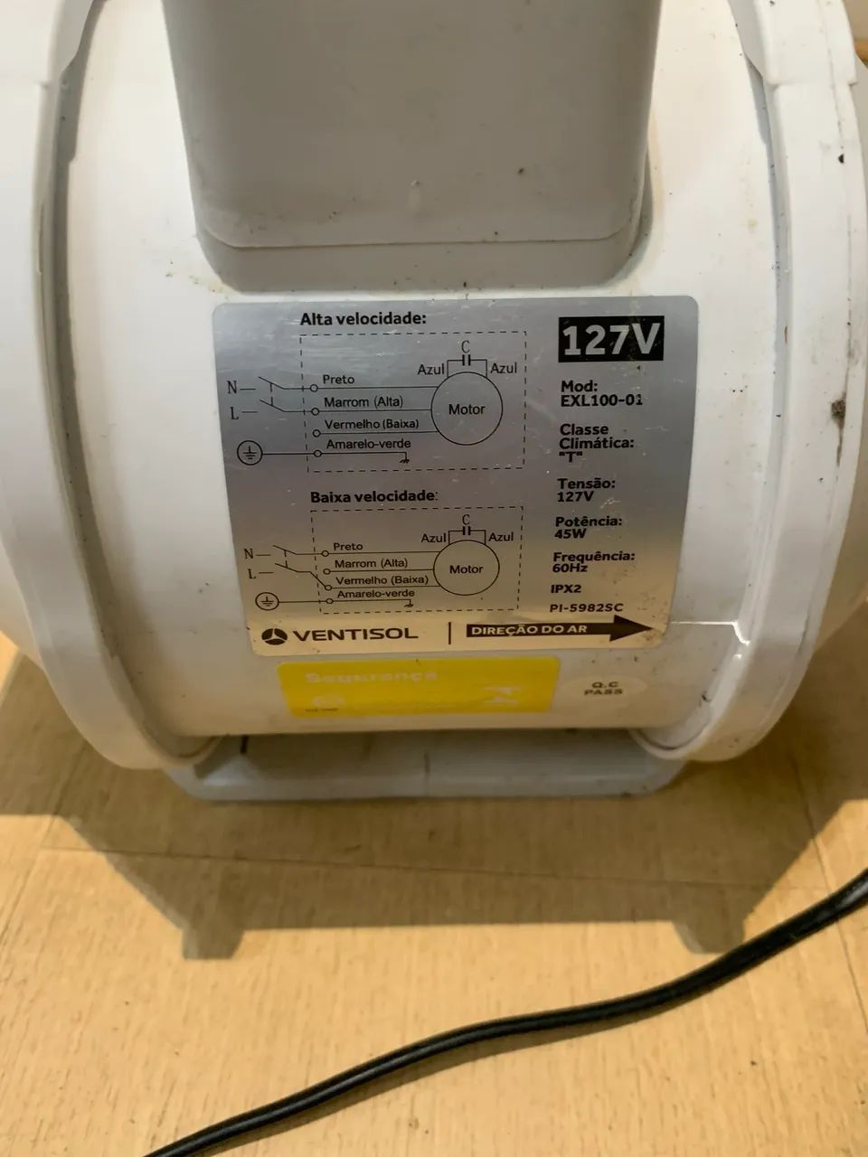 Exaustor Ventisol Turbo 100 mm com Dimmer  - Foto 2