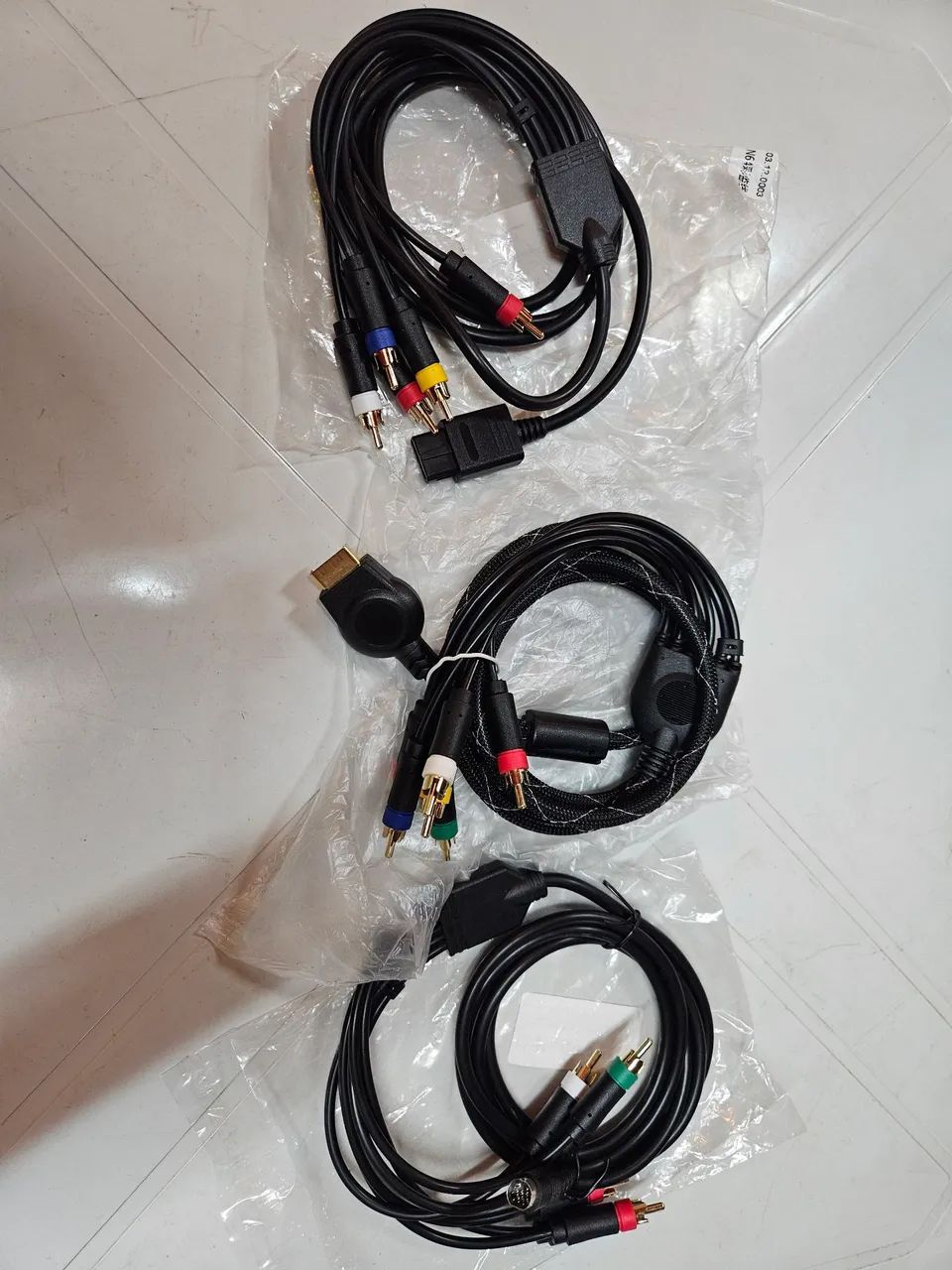Kit Cabos V.Componente PS/N64/SEGA
