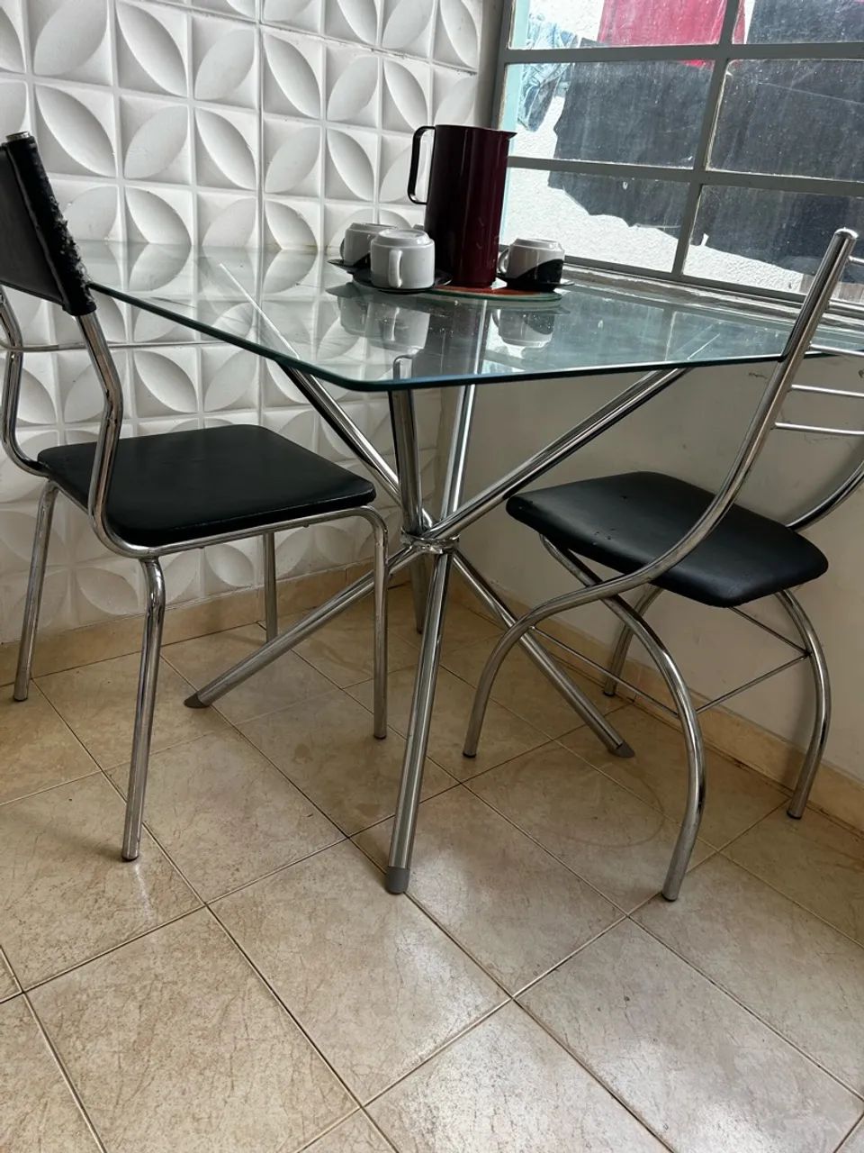 Mesa de Vidro 4 lugares - Foto 2