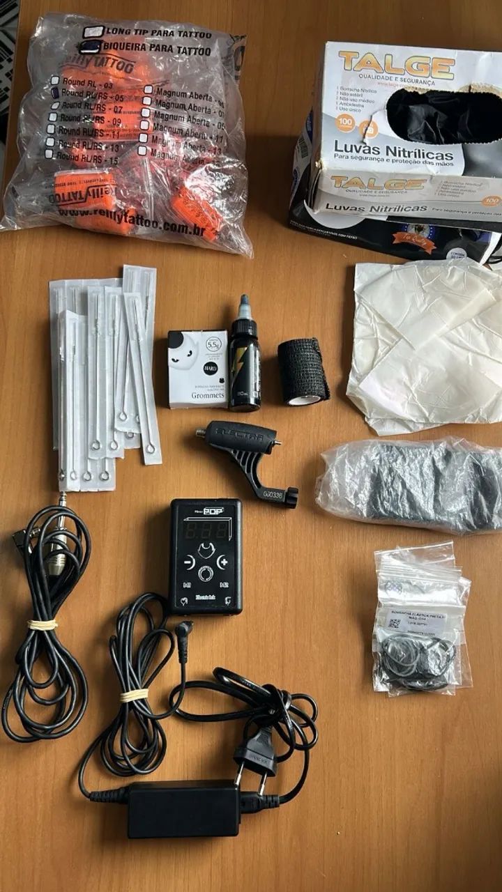 Máquina para tatuagem kit completo
