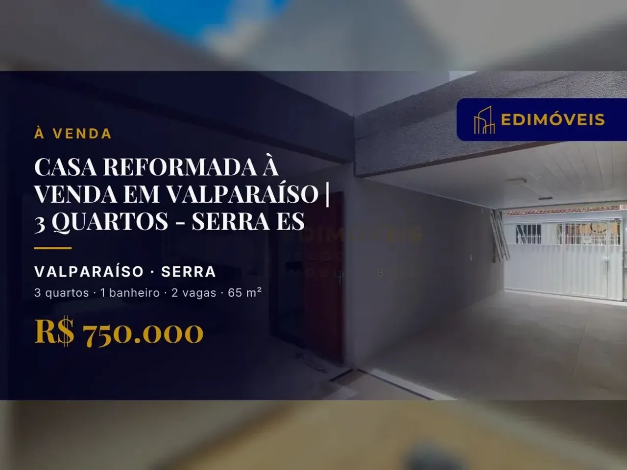 Valparaíso: casa com telhado termoacústico e ampliação planejada!
