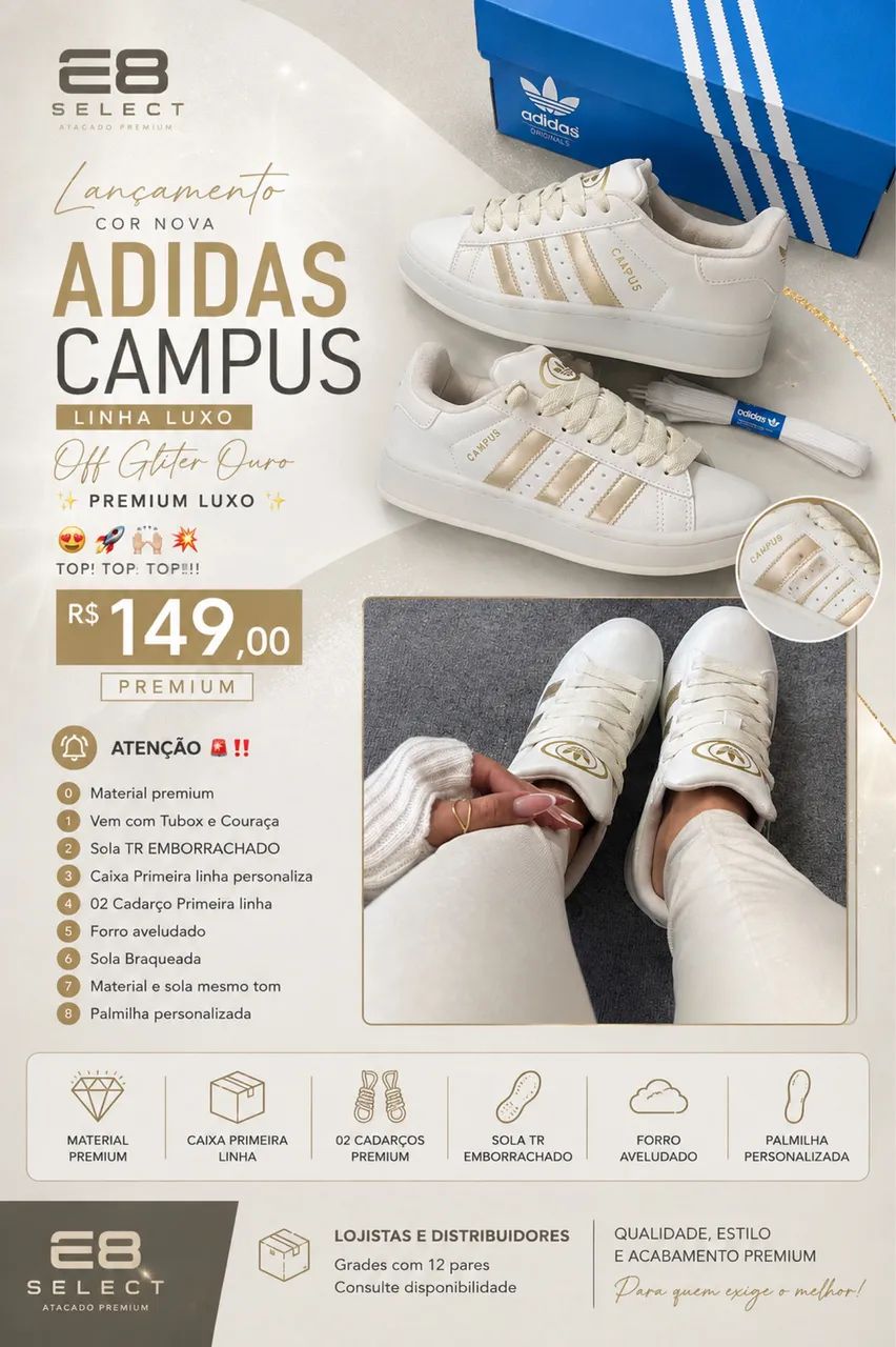 ADIDAS CAMPUS - Lançamento