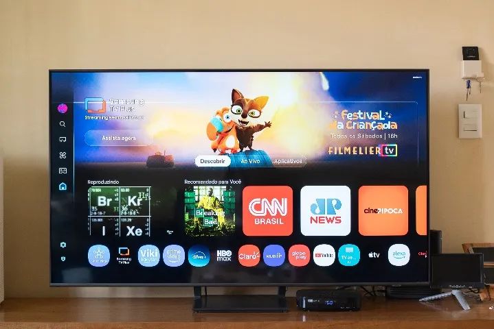 Tv Samsung 4k, 55 polegadas, QLED, Smart em excelente estado. - Foto 3