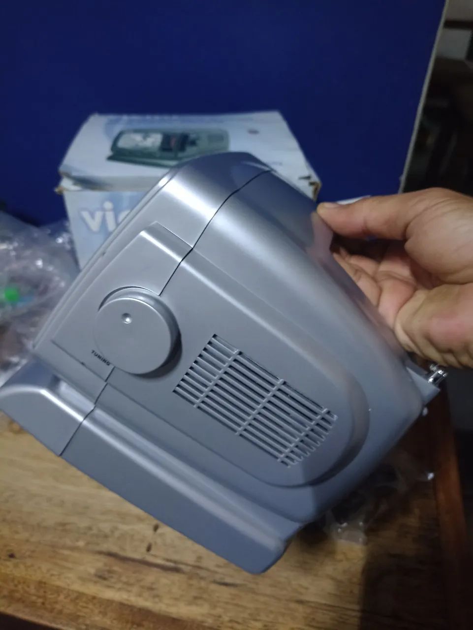 Mini Televisão Portátil Vicini (nova/raridade) - Foto 4