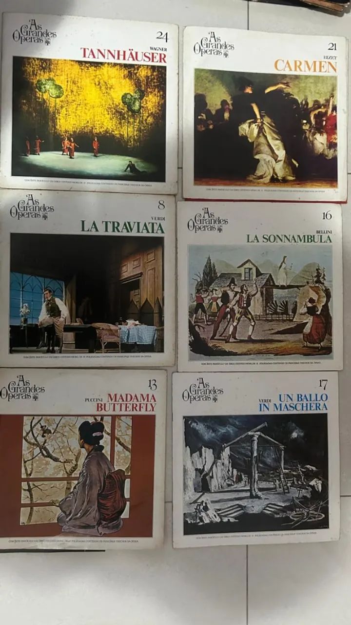 Lote de Discos - Ópera - Música Clássica