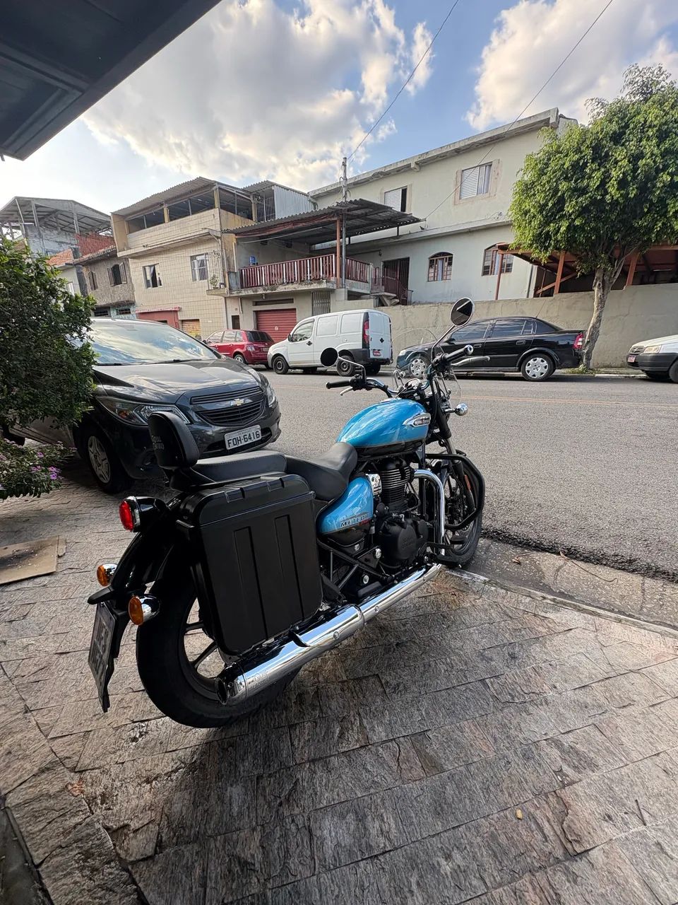 Meteor 350 supernova blue