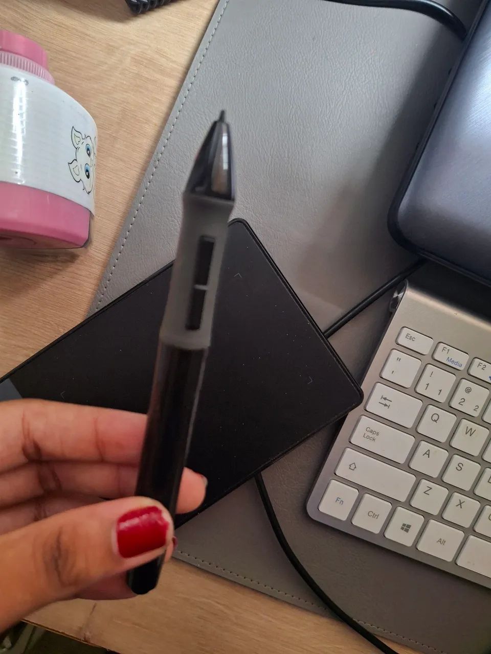 Huion H420 Tablet Gráfico 4 x 2,3 Polegadas 3 Express Chaves USB OSU Com Caneta Digital - Foto 3