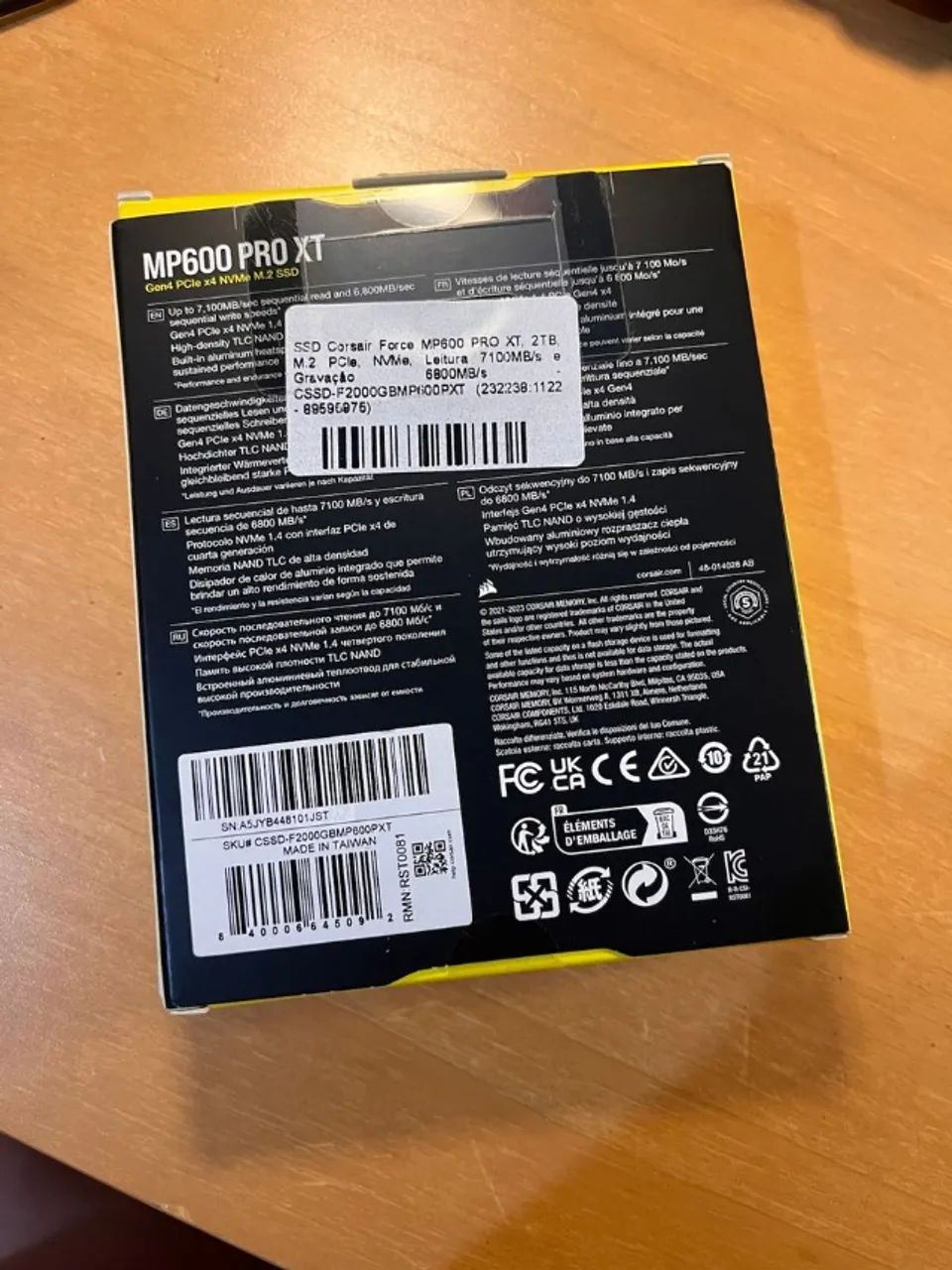 ssd corsair mp600 pro xt 2tb - Foto 4