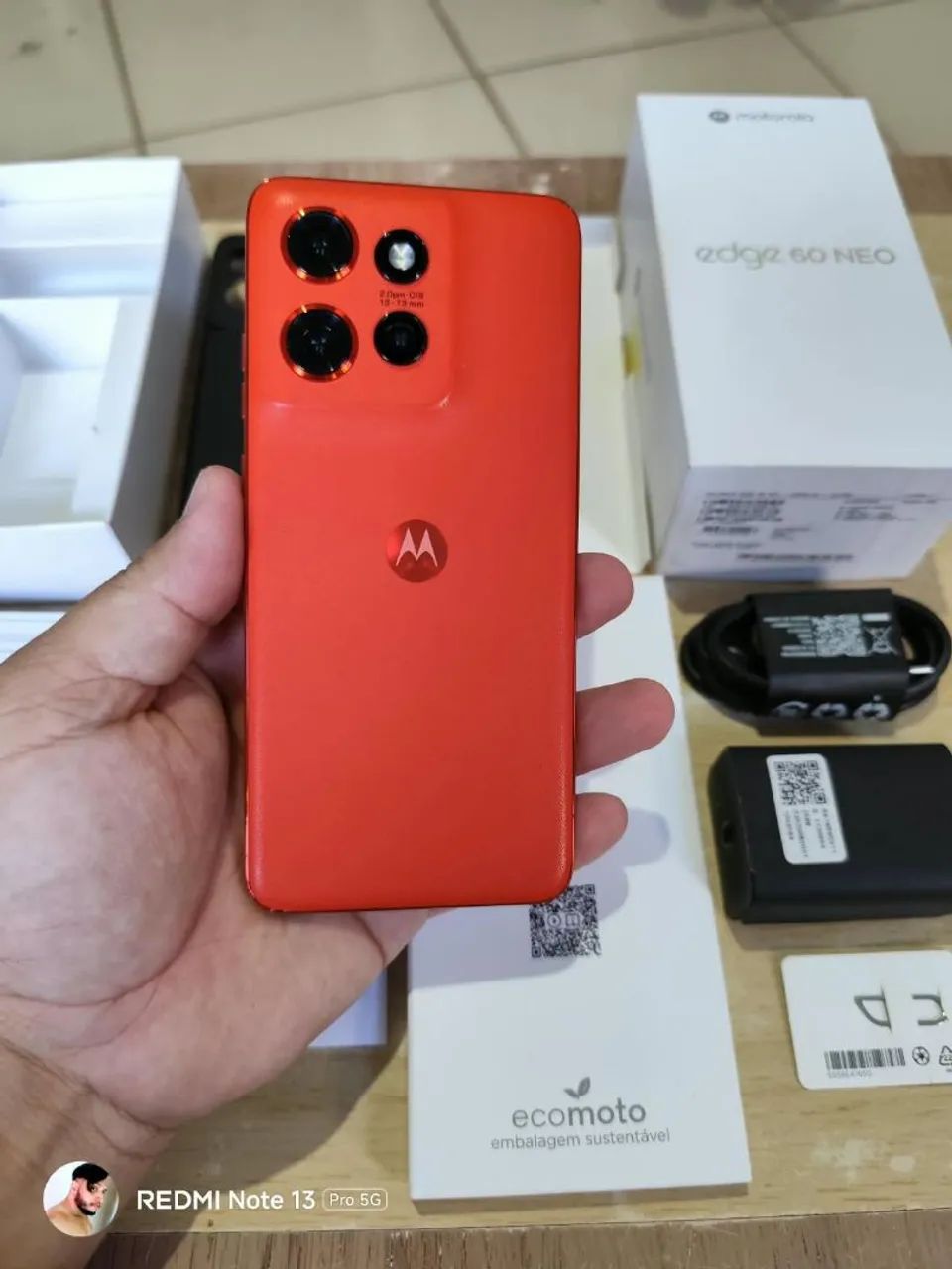 Moto Edge 60 Neo Na Caixa Com - Foto 4