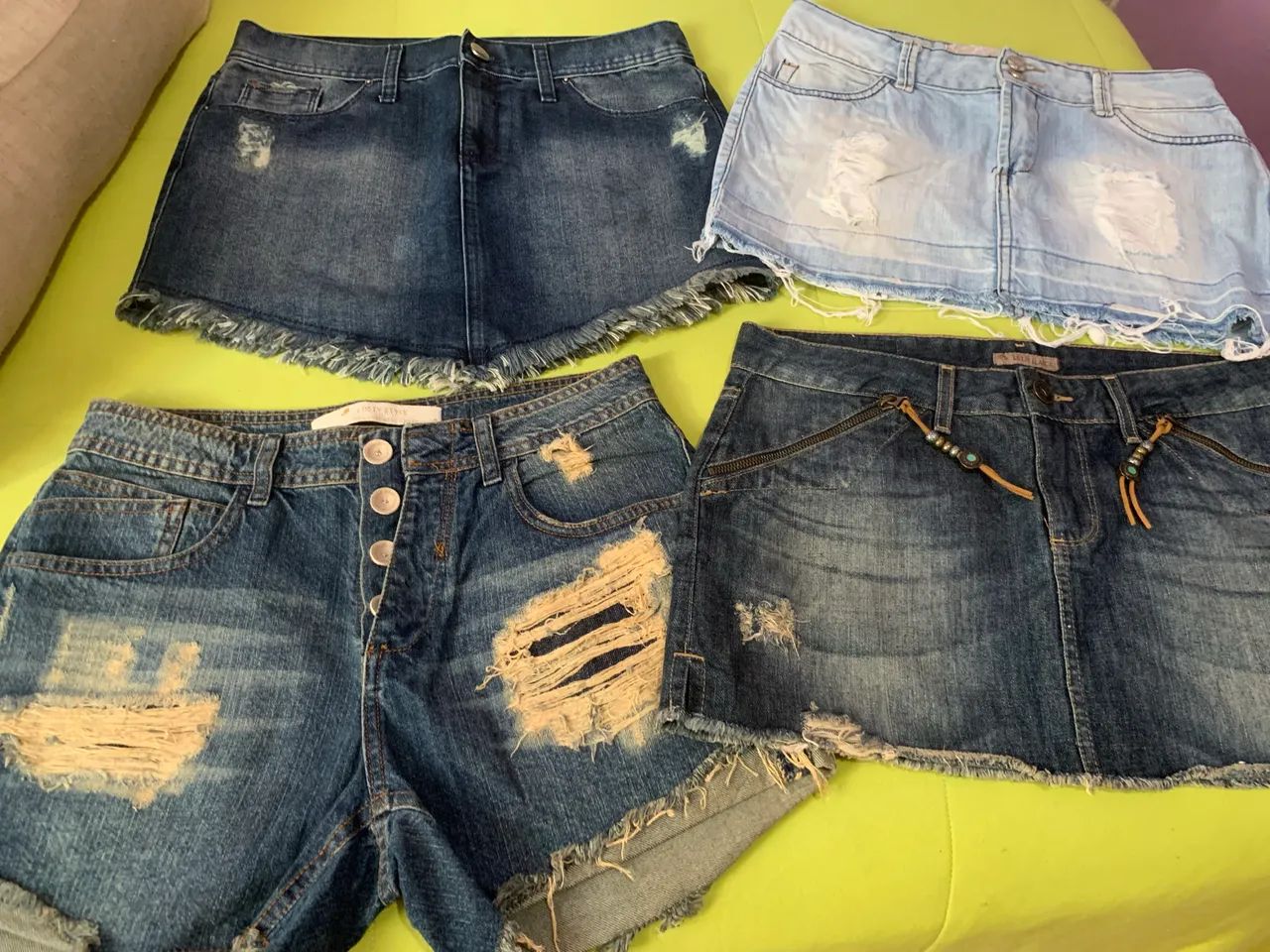 4 pcs jeans, femininas : ( clock  house, c&a)