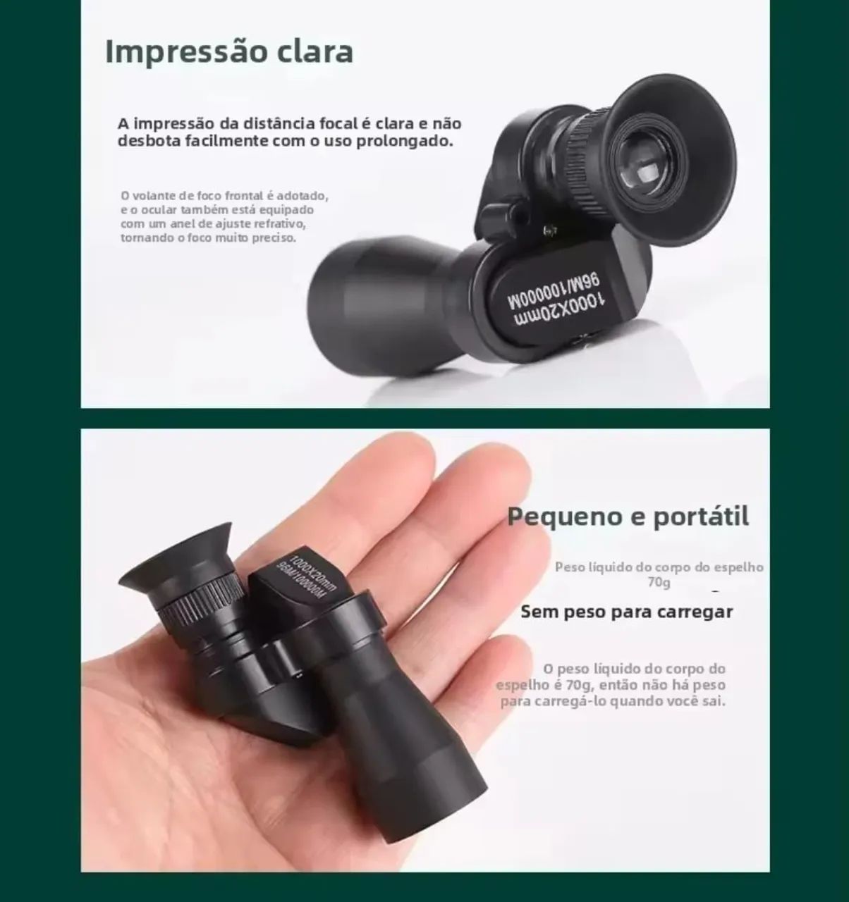 Monóculo de ampliação 