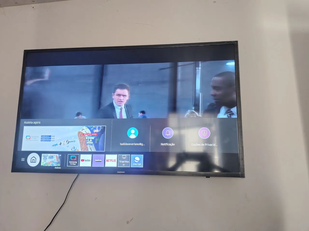 Esmart TV 43 polegadas Samsung 4K Android 