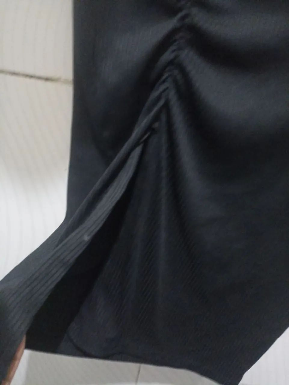 Saia Midi Canelada Feminino M  - Foto 3