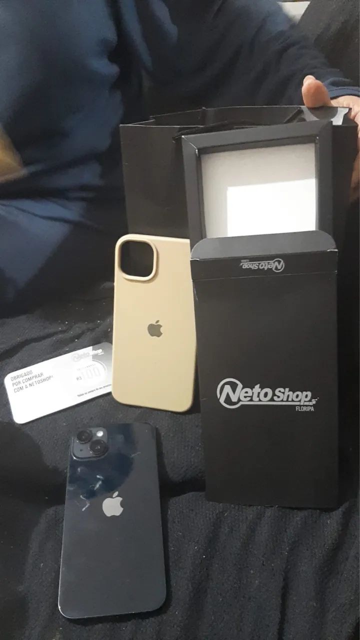 iPhone 14 Plus 6 meses de uso cor preto  - Foto 2