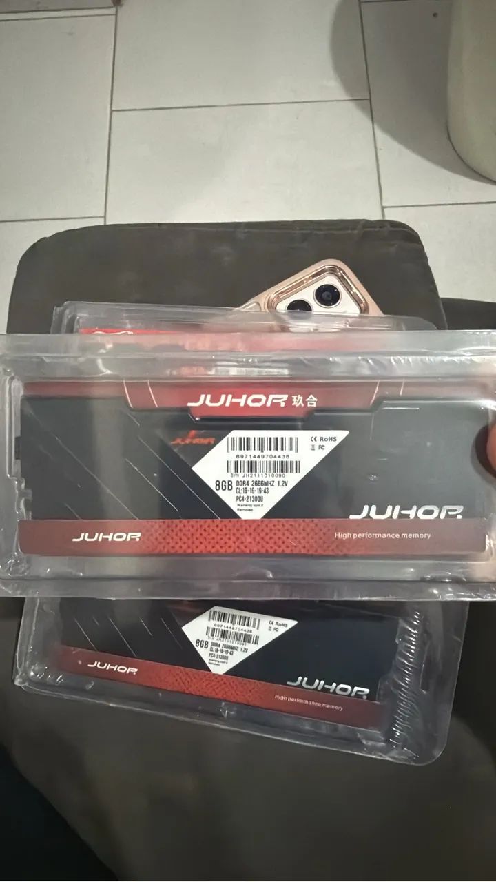 MEMÓRIA RAM DDR4 8G LACRADAS
