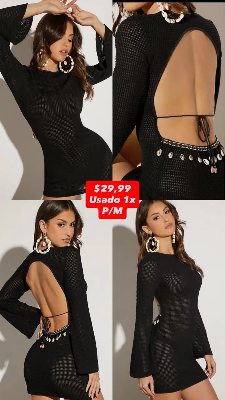 Saída de praia usada 1x