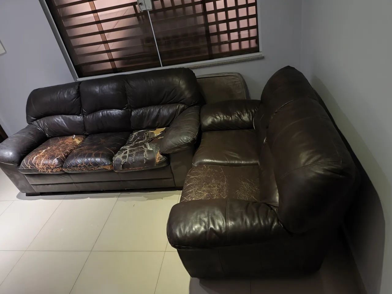 Sofá em couro  - Foto 2