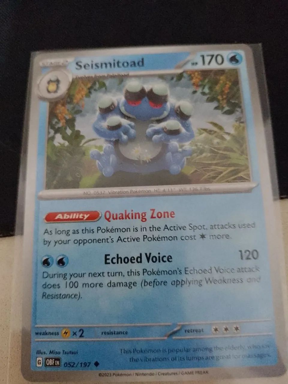 Seismitoad