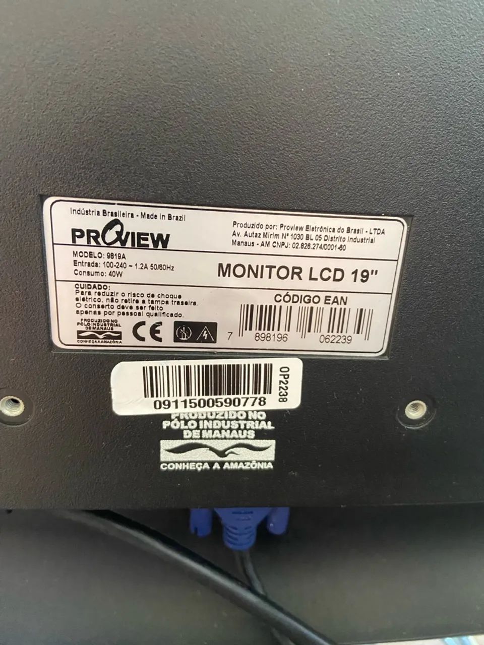 Monitor 19? funcionando perfeitamente  - Foto 4