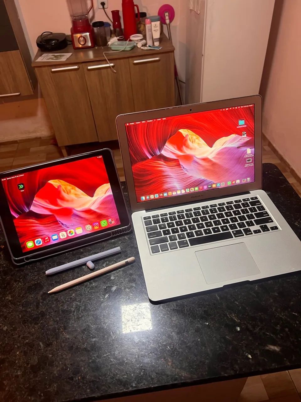 MacBook Air e iPad 9 mais Aple Pencil   TROCO EM PS5
