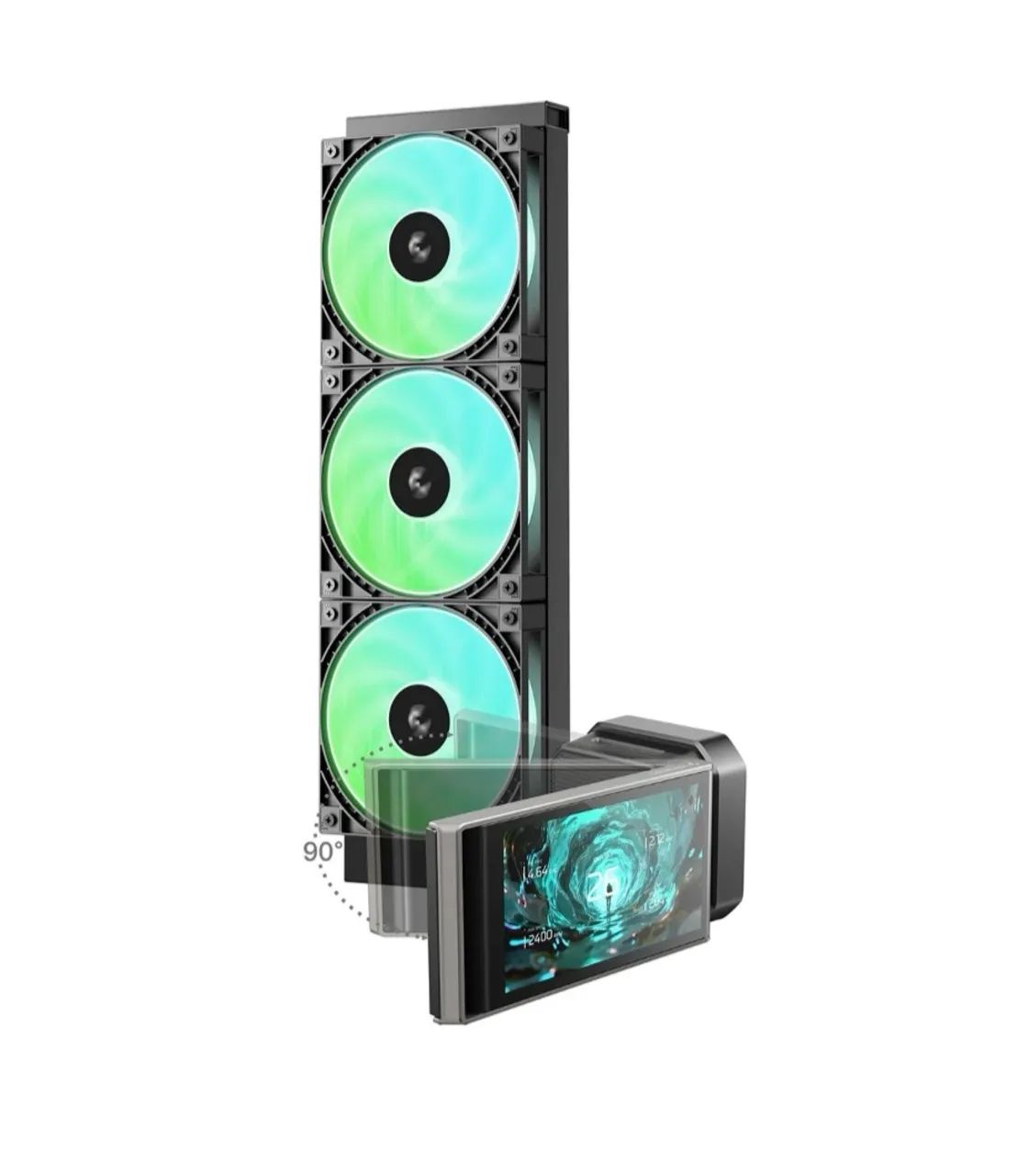Water Cooler DeepCool LT360 Vision ARGB 360mm - Foto 4