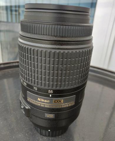 Câmera Nikon D3200 + lentes 18-55mm e 55-300mm - Foto 3