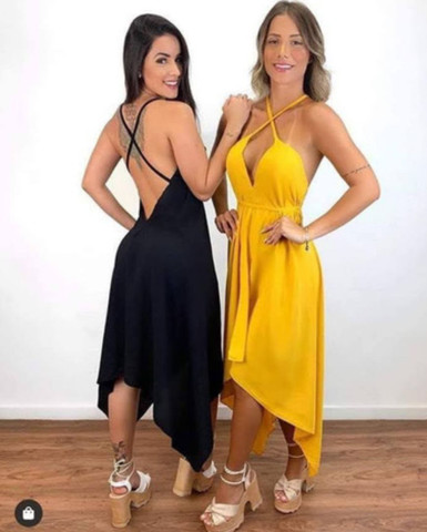 vestido multiformas preto