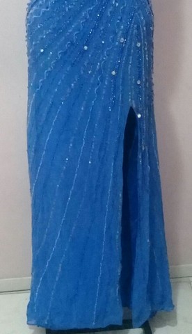 Vestido de festa azul royal  - Foto 4