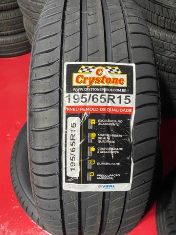 Par (02) pneus Crystone 195/65r15 - Foto 4