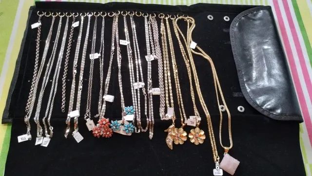 50 semijoias banhadas a ouro ou prata